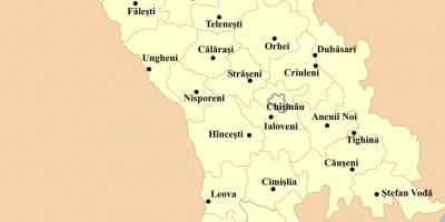 Mapa cahul Moldavia